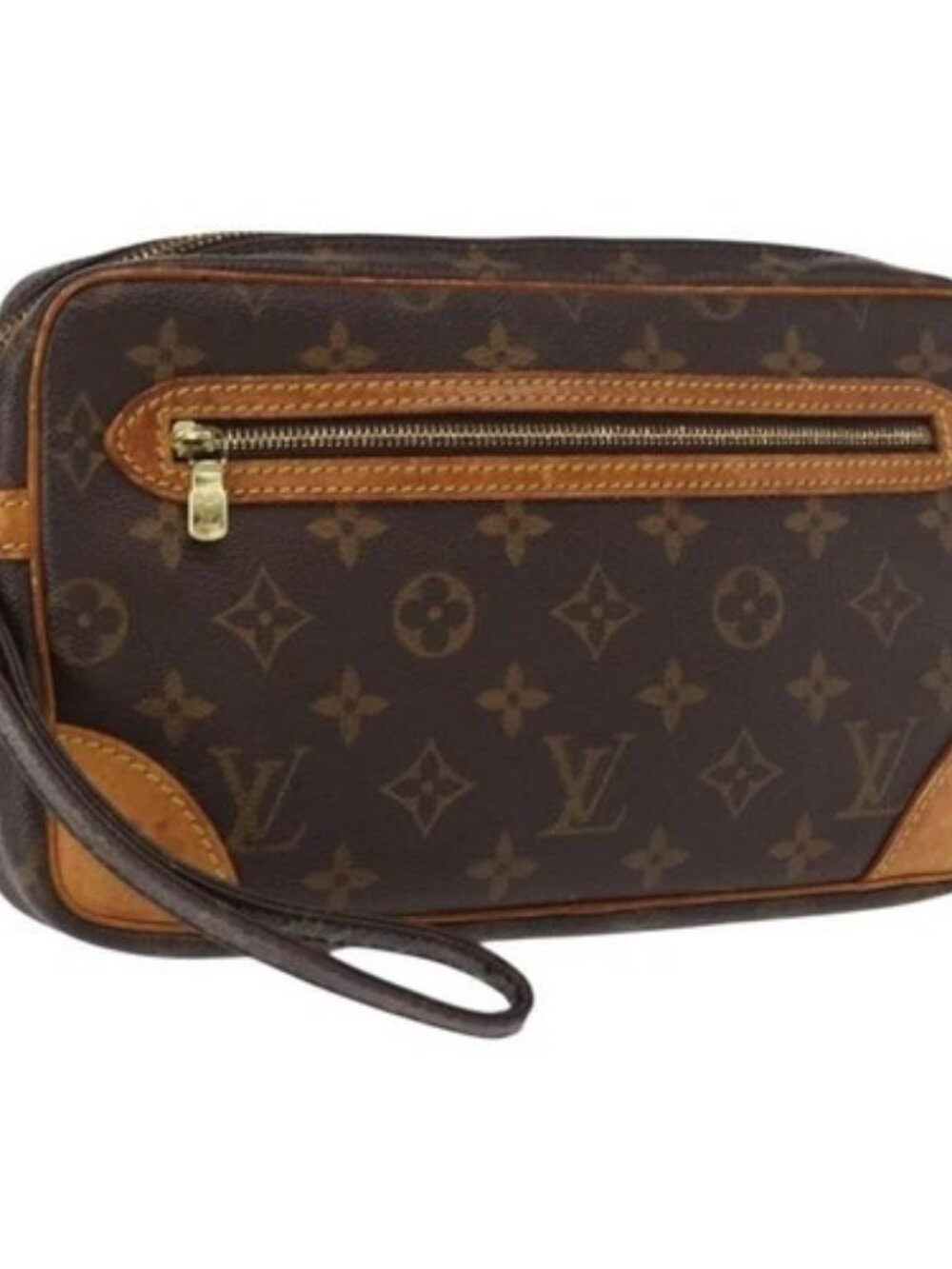 LOUIS VUITTON Monogram Marly Dragonne GM Clutch Bag M51825 LV Auth 166041
